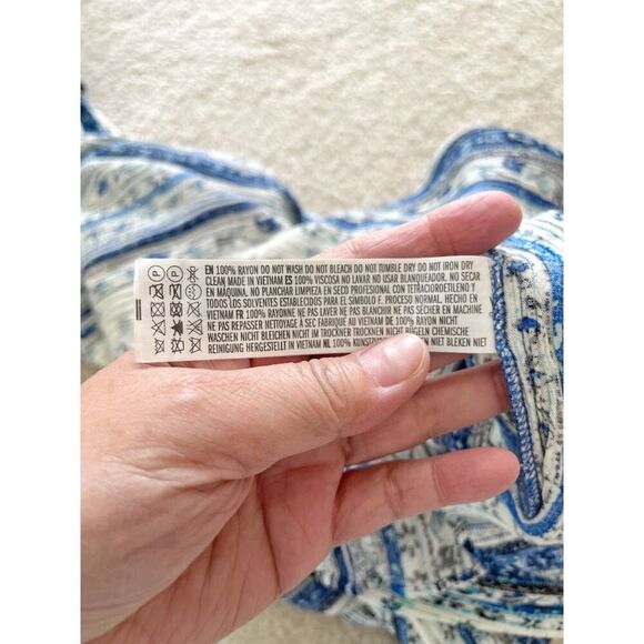 Forever 21 Plus Size Floral V Neck Sleeveless Drawstring Center Slit Dress - Picture 14 of 14